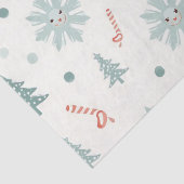 かわいい雪片パターン 薄葉紙 (詳細)