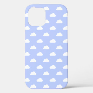 かわいい雲が青で白く iPhone 12 PROケース