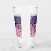 かわいい雲とハートアート タンブラーグラス (右)
