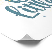 かわいい雲と星の「大きな夢を小さな頃から」 ポスター (角)