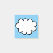 かわいい雲のイラスト ポストイット (正面)