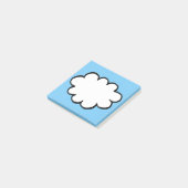 かわいい雲のイラスト ポストイット (アングル)