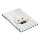 かわいい雲のスパイラルノート ノートブック (右側)