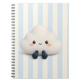 かわいい雲のスパイラルノート ノートブック