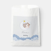 かわいい雲の誕生日パーティーの装飾 フェイバーバッグ (正面)