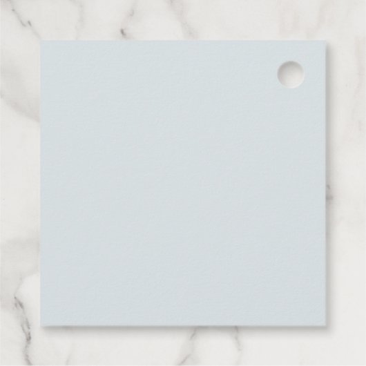 かわいい雲の赤ちゃんシャワー フェイバータグ (裏面)