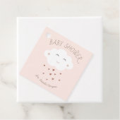 かわいい雲の赤ちゃんシャワー フェイバータグ (インサイチュ)