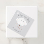 かわいい雲の赤ちゃんシャワー フェイバータグ (インサイチュ)