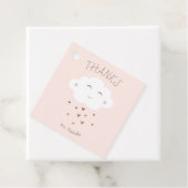 かわいい雲の赤ちゃんシャワー フェイバータグ (インサイチュ)