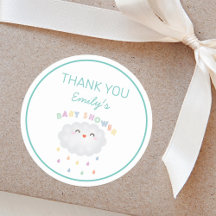 かわいい雲の雨粒男女兼用赤ちゃんシャワー