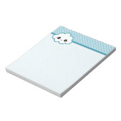 かわいい雲 ノートパッド (回転)