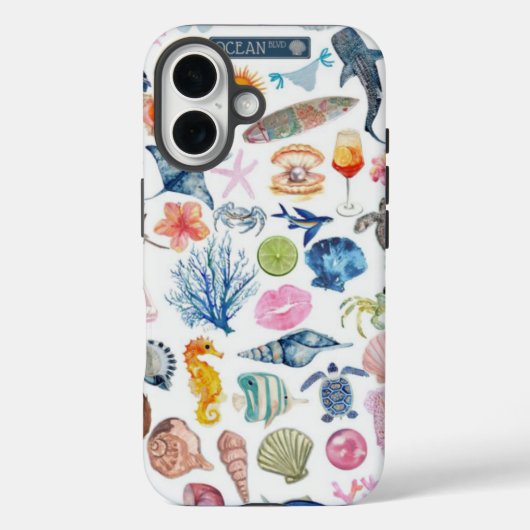 かわいい電話の夏期保護箱! Case-Mate iPhoneケース (裏面)