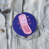 かわいい電話スケッチ 缶バッジ (インサイチュ)