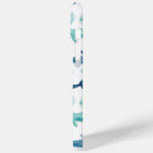 かわいい青いクジラパーソナライズされたiPhoneケース Case-Mate iPhoneケース (裏面 / 左)