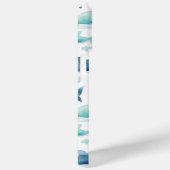 かわいい青いクジラパーソナライズされたiPhoneケース Case-Mate iPhoneケース (裏面 / 右)