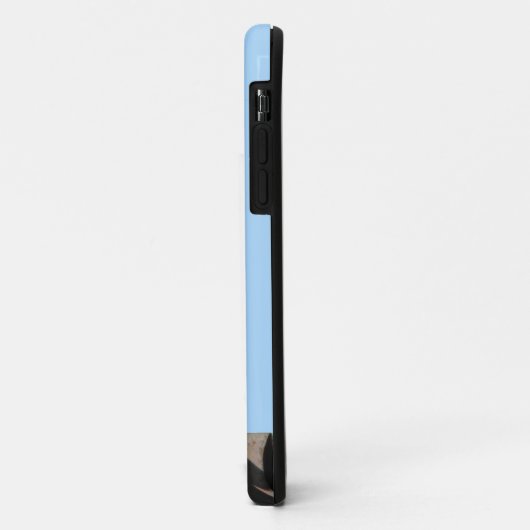 かわいい青いスクラブジェイ鳥&ピーナッツ Case-Mate iPhoneケース (裏面/左)