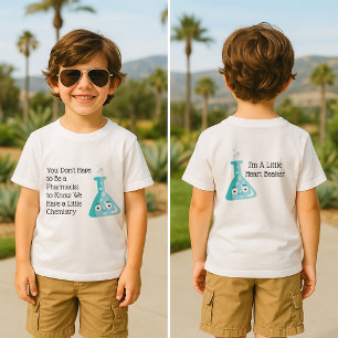 かわいい青いビーカーの薬剤師 化学者 ベビーTシャツ