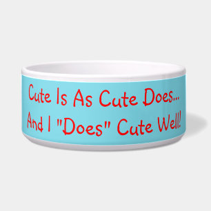 かわいい青いペット ボウル