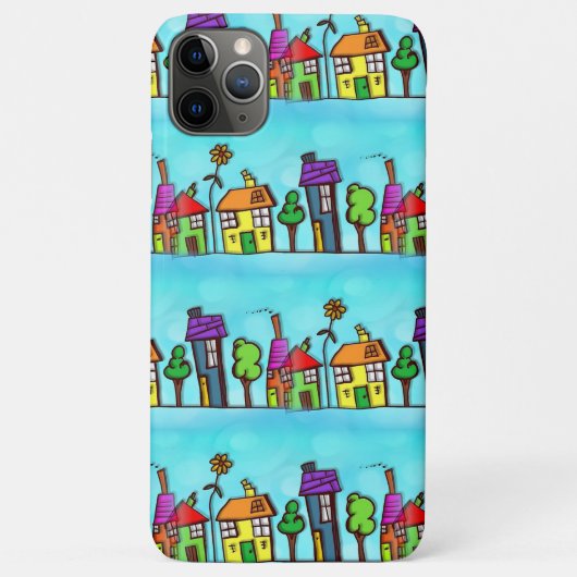 かわいい青い不動産エージェント Case-Mate iPhoneケース (裏面)