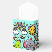 かわいい青い動物の鳩 フェイバーボックス (オープン)