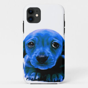 かわいい青い子犬がITをパーソナライズ iPhone 11 ケース