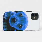 かわいい青い子犬がITをパーソナライズ Case-Mate iPhoneケース (裏面(横))