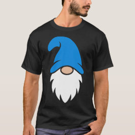 かわいい青い帽子のクリスマスノーム Tシャツ