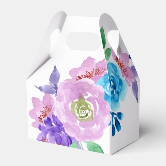 かわいい青い恐竜の中ティーカップボーイ赤ちゃんシャワー フェイバーボックス (裏面サイド)