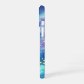 かわいい青い惑星の銀河フォンケース iPhone 16ケース (左側面)