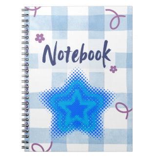 かわいい青い星のノート ⭐💙✨ ノートブック