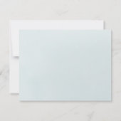 かわいい青い星の子供用オリジナル文房具 ノートカード (裏面)