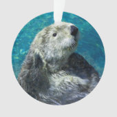 かわいい青い水かわいい海 オーナメント (正面)