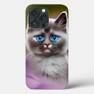 かわいい青い目の子猫 iPhone 13 PROケース