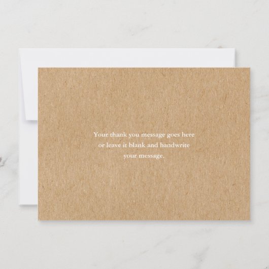 かわいい青い雨滴 ボヘミアンハート クラフト おしゃれ サンキューカード (裏面)