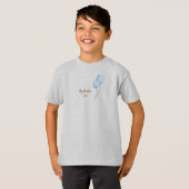 かわいい青い風船、今年でお兄さんに Tシャツ (正面フル)