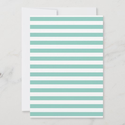 かわいい青い鯨男の子の赤ちゃんシャワー招待状 招待状 (裏面)