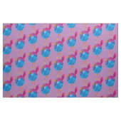 かわいい青い鳥の水色 ファブリック (ファットクウォーター)