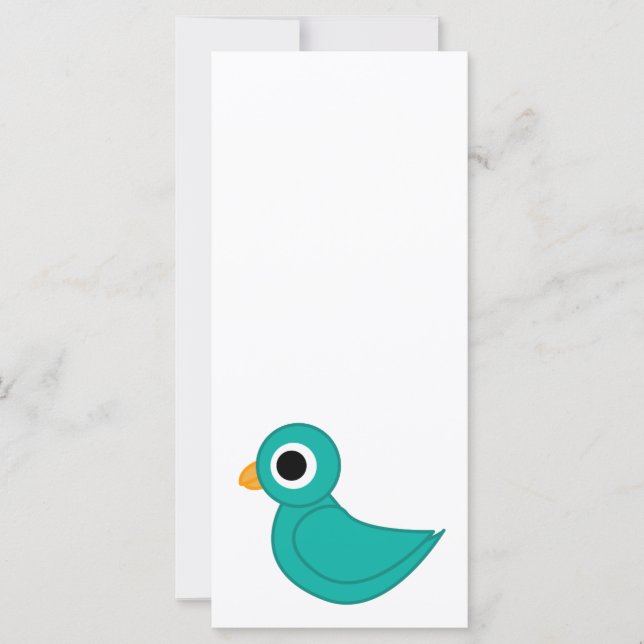 かわいい青い鳥 (正面)