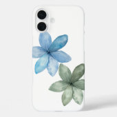 かわいい青と緑のスマホケース Case-Mate iPhoneケース (裏面)
