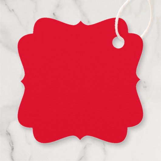 かわいい青と赤の野球ありがとう フェイバータグ (裏面)