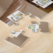 かわいい青の子猫パズル。 ジグソーパズル (側面)