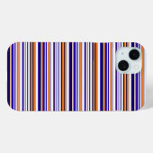 かわいい青みかんストライプ Case-Mate iPhoneケース (裏面 (横))