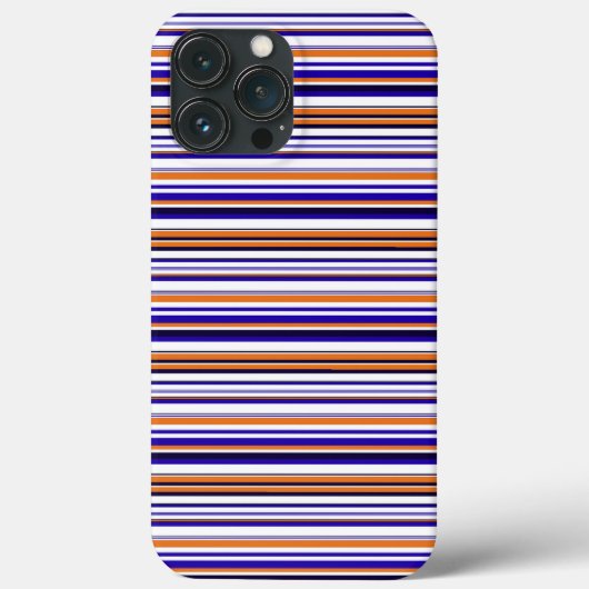 かわいい青みかんストライプ Case-Mate iPhoneケース (裏面)
