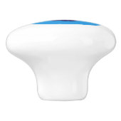 かわいい青クマ セラミックノブ (側面)