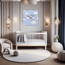 かわいい青パターンキッテンクラウド