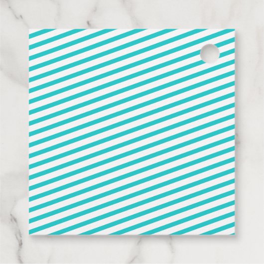 かわいい青モンスタートラックスクールバレンタイン フェイバータグ (裏面)