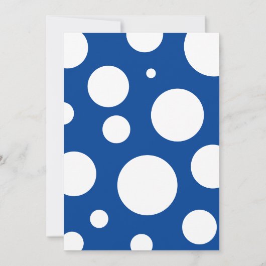 かわいい青少年幼稚園卒業 招待状 (裏面)