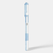 かわいい青格子柄リボンiPhoneケース Case-Mate iPhoneケース (裏面 / 左)