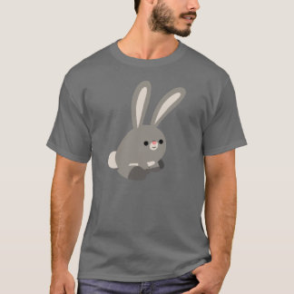 かわいい静かな漫画のうさぎTシャツ Tシャツ