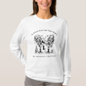 かわいい面白いくるみ割り人形のクリスマスパーソナライズデザイン Tシャツ (正面)
